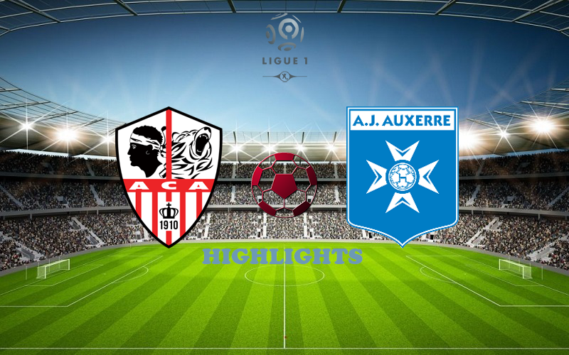 Ajaccio - Auxerre April 9 match highlight